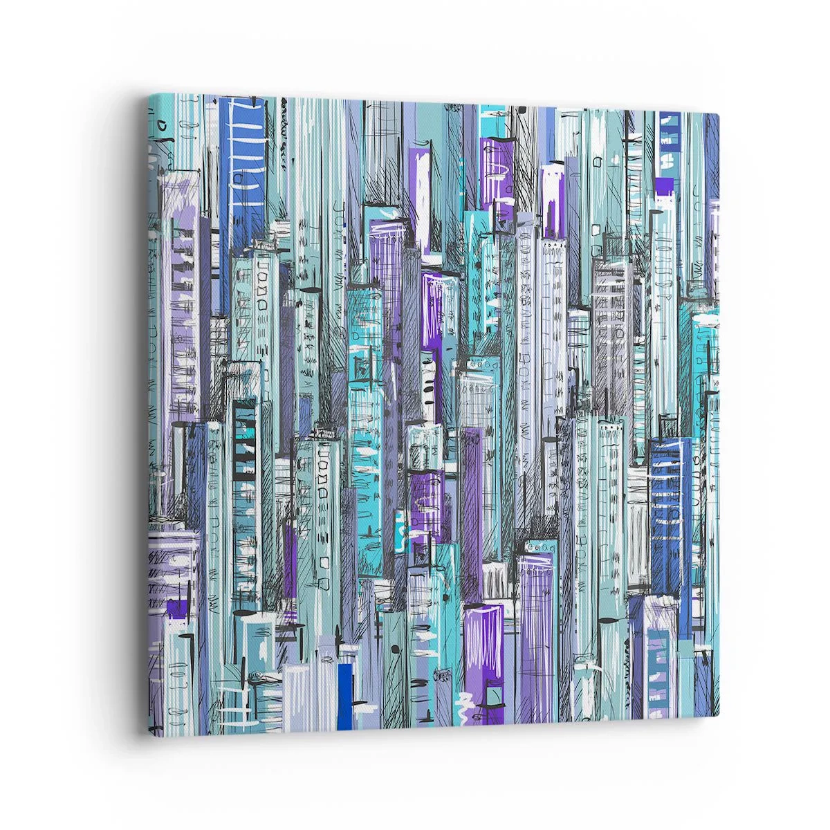 Quadro em tela - Azul do céu - 40x40 cm