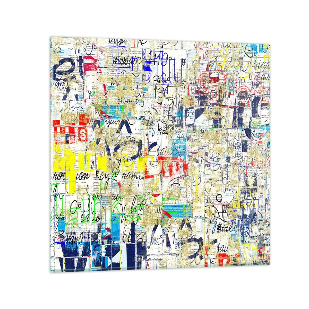 Quadro em vidro - Simplesmente agradável aos olhos - 40x40 cm