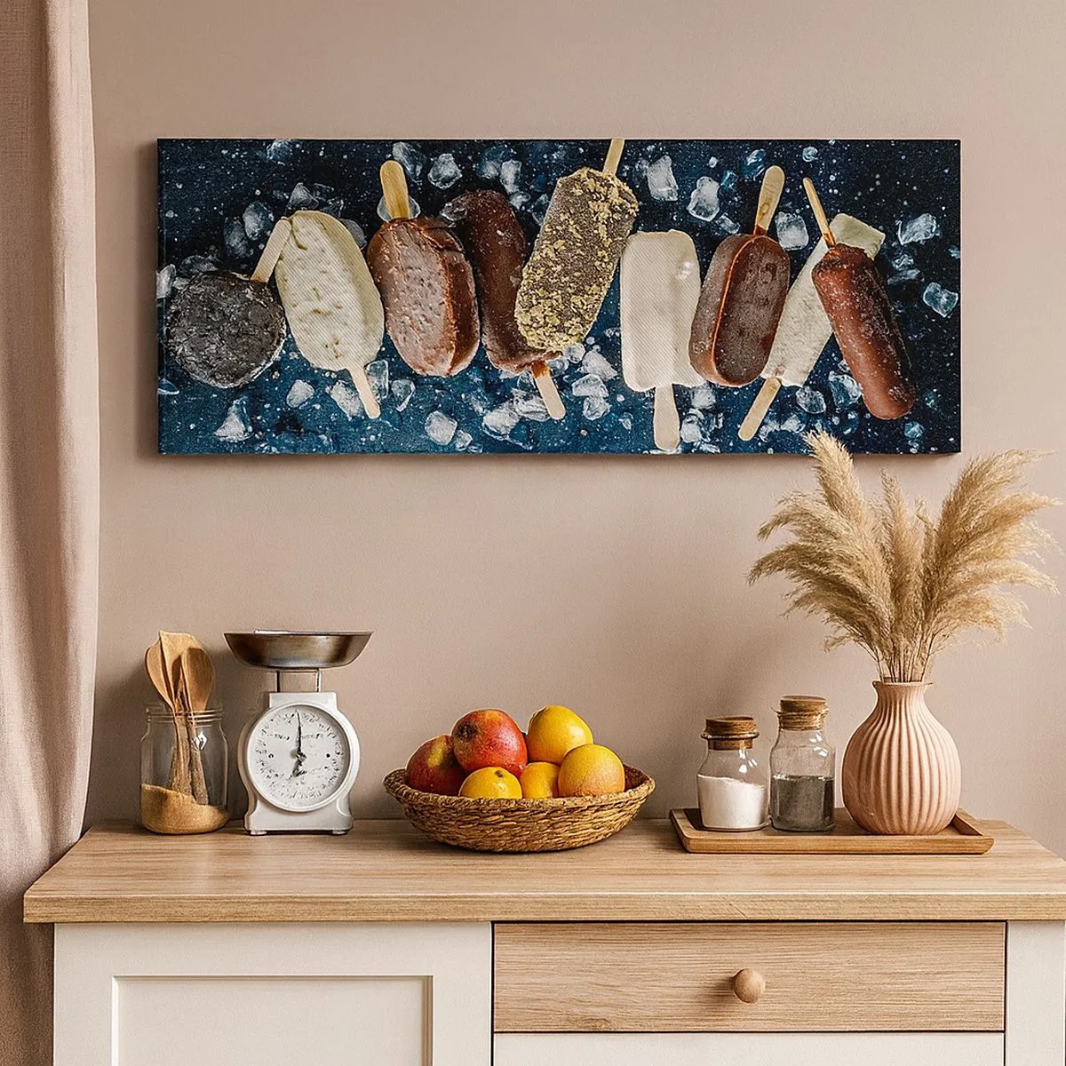 Quadro em tela - O sabor de um verão quente - 100x40 cm