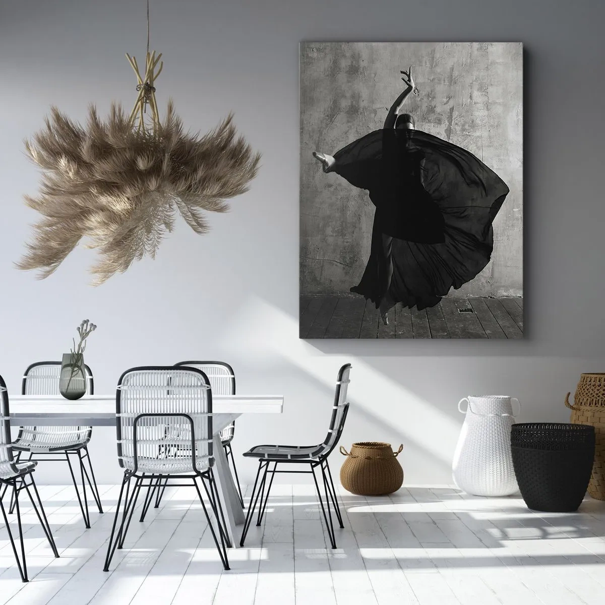 Quadro em tela - Cheio de paixão - 55x100 cm