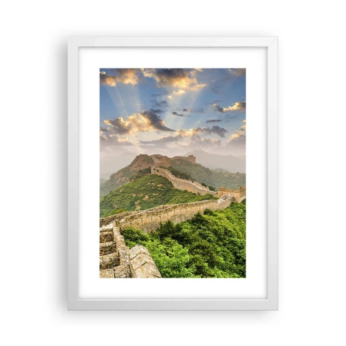 Pôster em moldura branca - Grandeza eterna - 30x40 cm