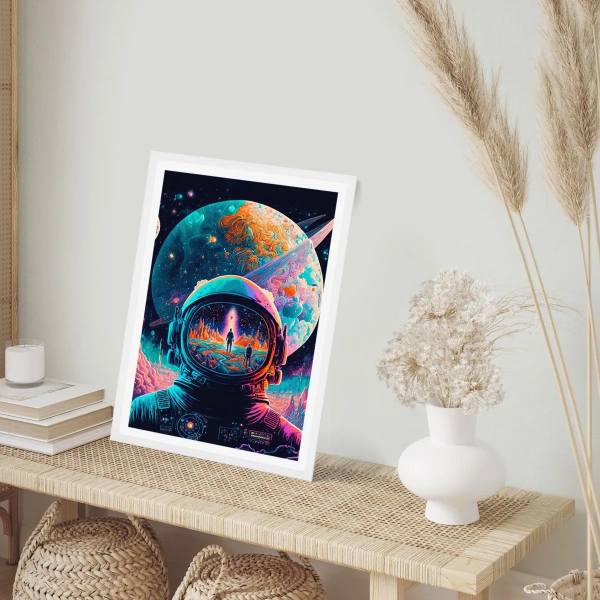 Pôster em moldura branca - Os filósofos não sonharam com isso - 40x50 cm