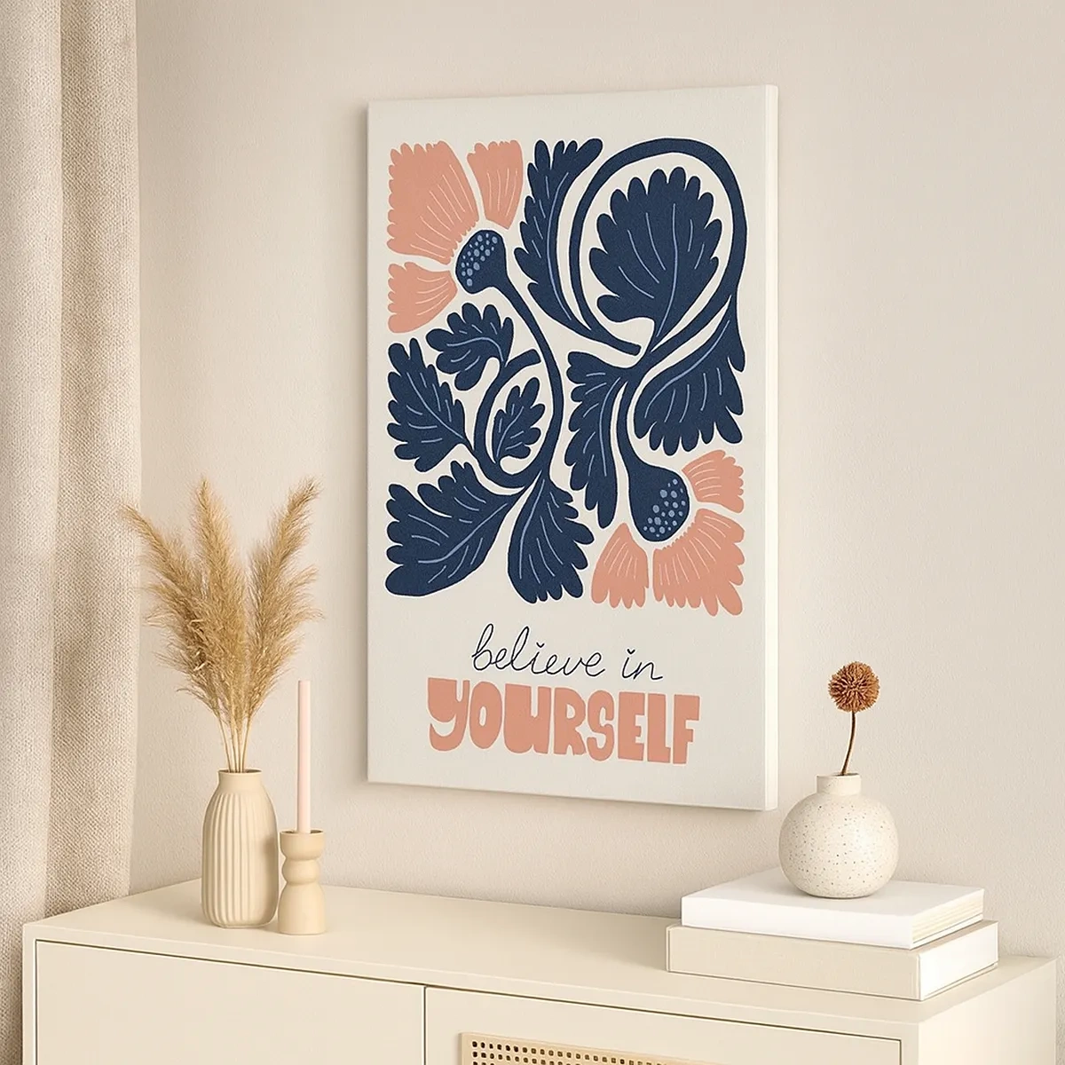 Quadro em tela - E floresces - 50x70 cm