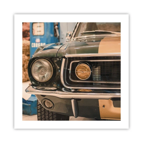 Pôster - Encontro com uma lenda - 50x50 cm