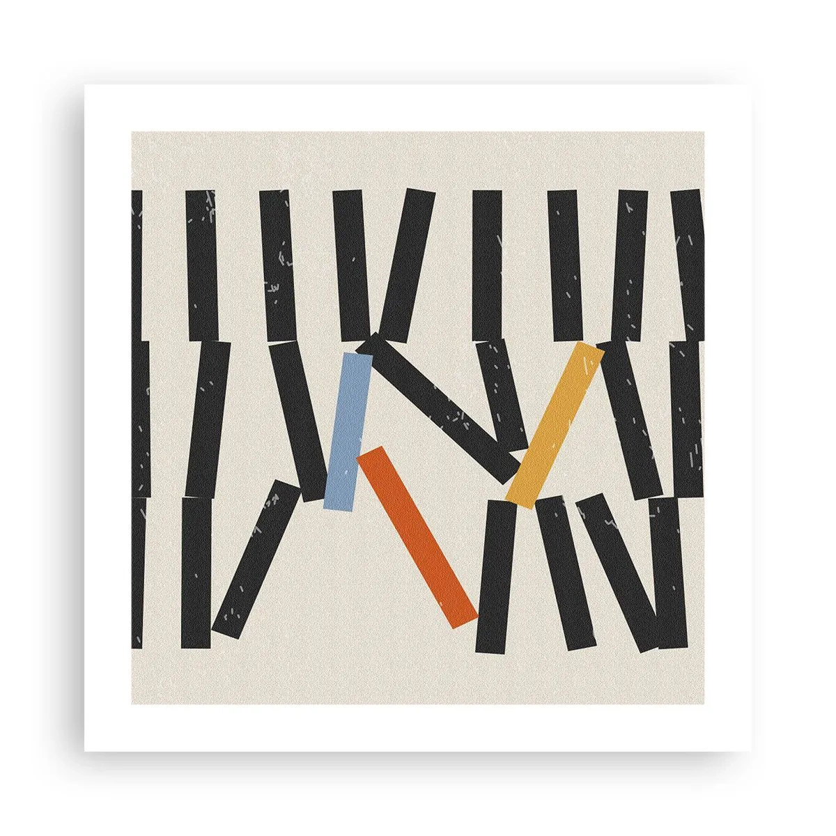 Pôster - Dominó – composição - 50x50 cm