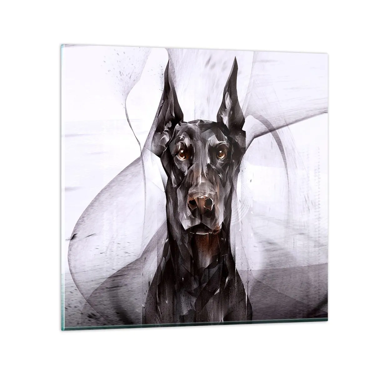 Quadro em vidro - Nascido na nobreza - 50x50 cm