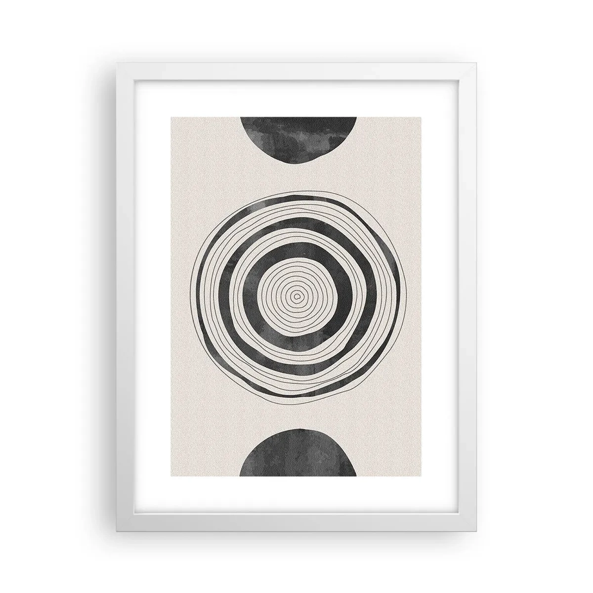 Pôster em moldura branca - Importante é o que há no caminho - 30x40 cm