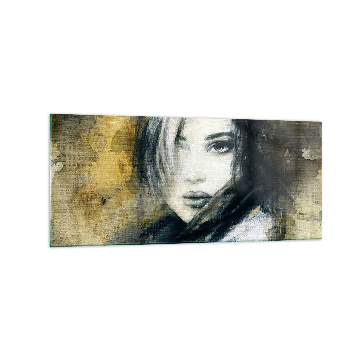 Quadro em vidro - Mais inocente ou sensual? - 120x50 cm