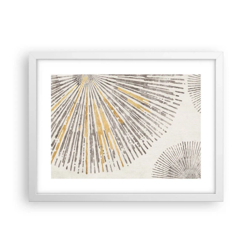 Pôster em moldura branca - A beleza do raio - 40x30 cm