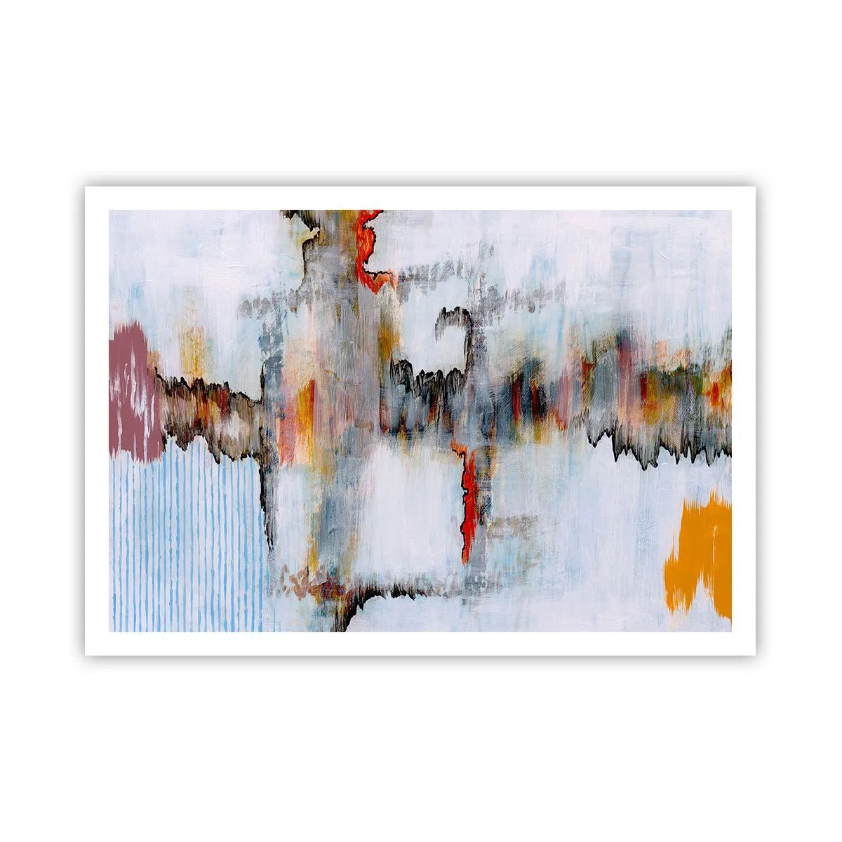Pôster - Com um palito na água - 100x70 cm