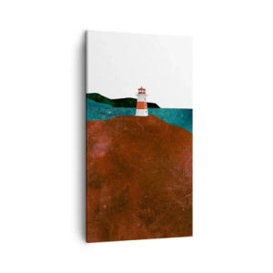 Quadro em tela - Olhando para o mar - 45x80 cm