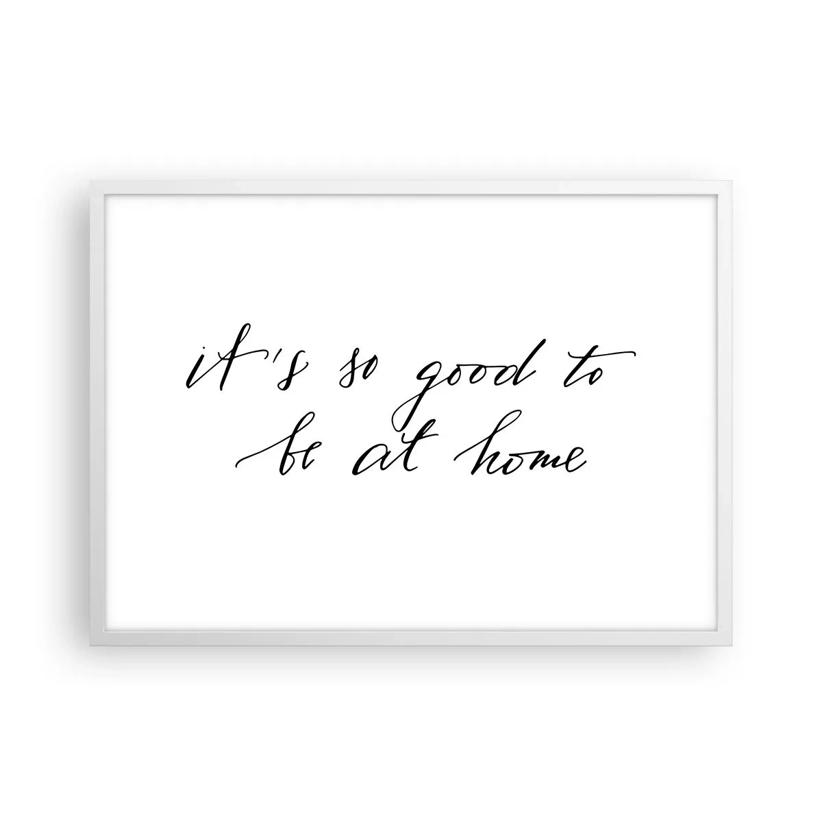 Pôster em moldura branca - Toda a verdade - 70x50 cm