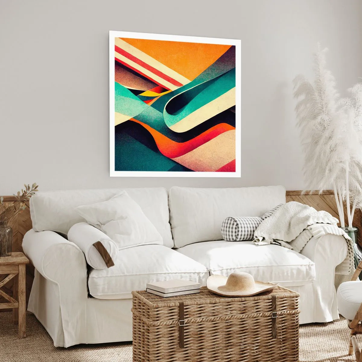 Pôster - Composição intensa - 60x60 cm