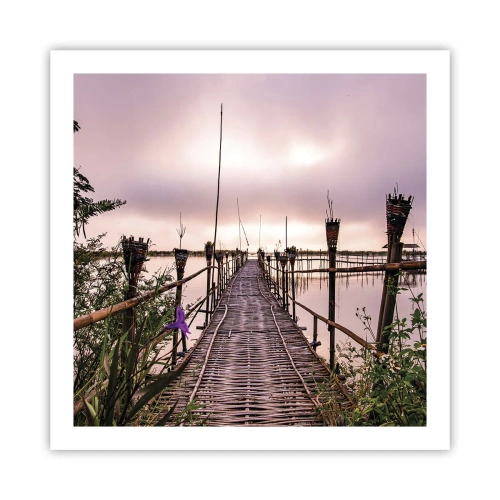 Pôster - Paz e tranquilidade da Ásia - 60x60 cm