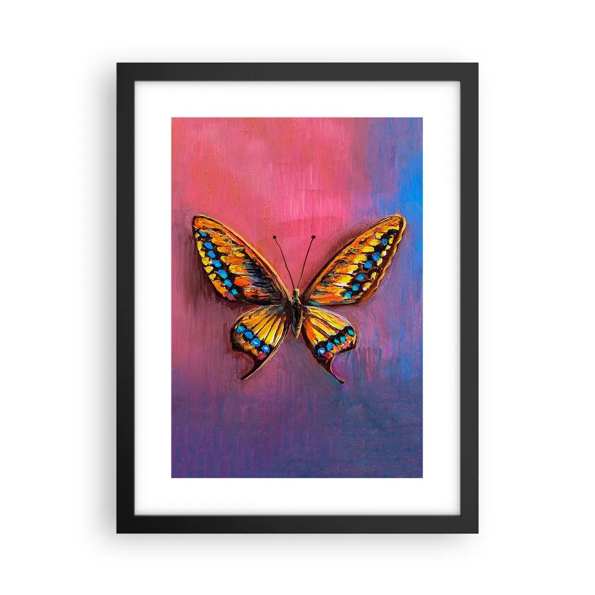 Pôster com moldura preta - Uma joia da natureza - 30x40 cm