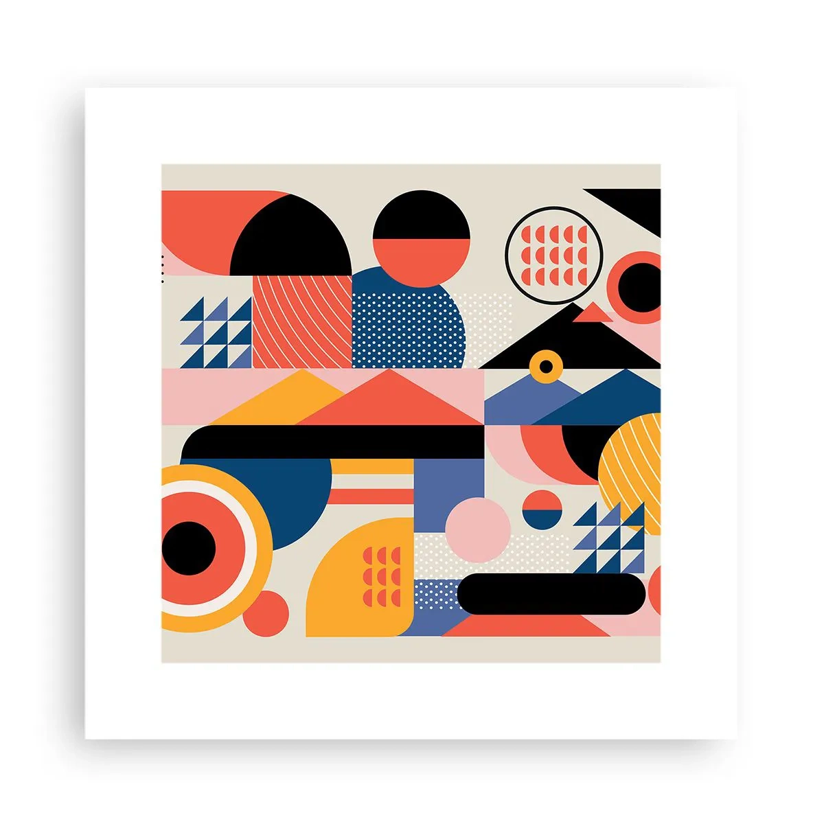 Pôster - Composição: brincar - 30x30 cm