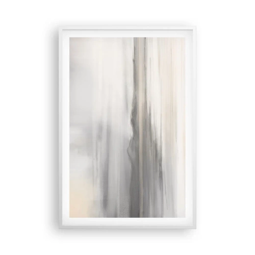 Pôster em moldura branca - Distância pensativa - 61x91 cm