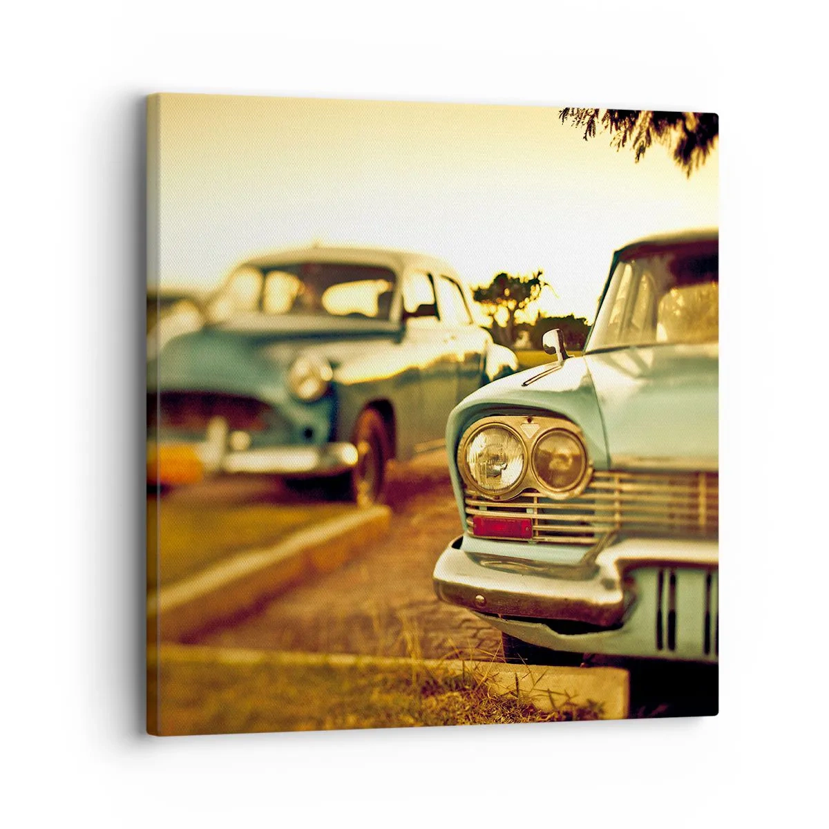 Quadro em tela - Vamos esperar para ver - 30x30 cm