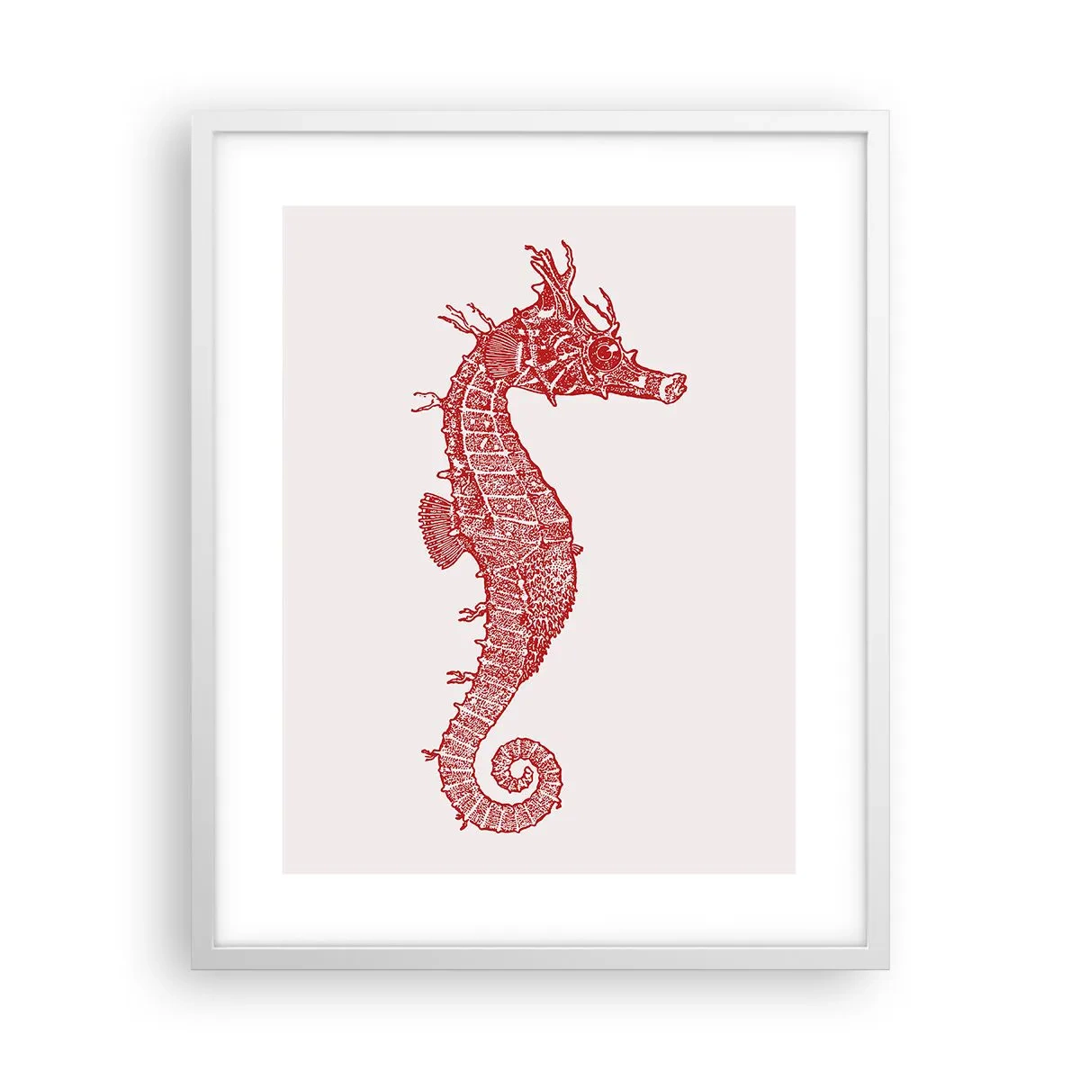 Pôster em moldura branca - Uma criatura complexa - 40x50 cm