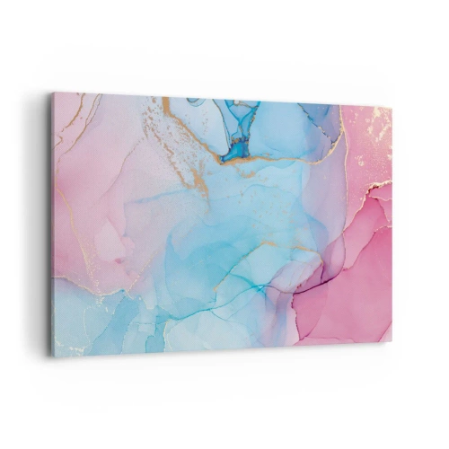 Quadro em tela - Encontro e difusão - 100x70 cm