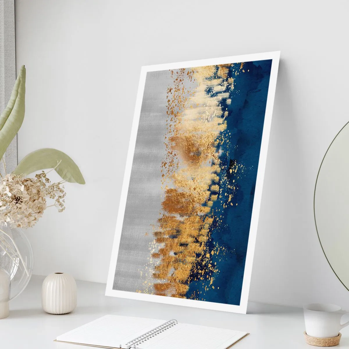 Pôster - Uma composição moderna com brilho - 70x100 cm