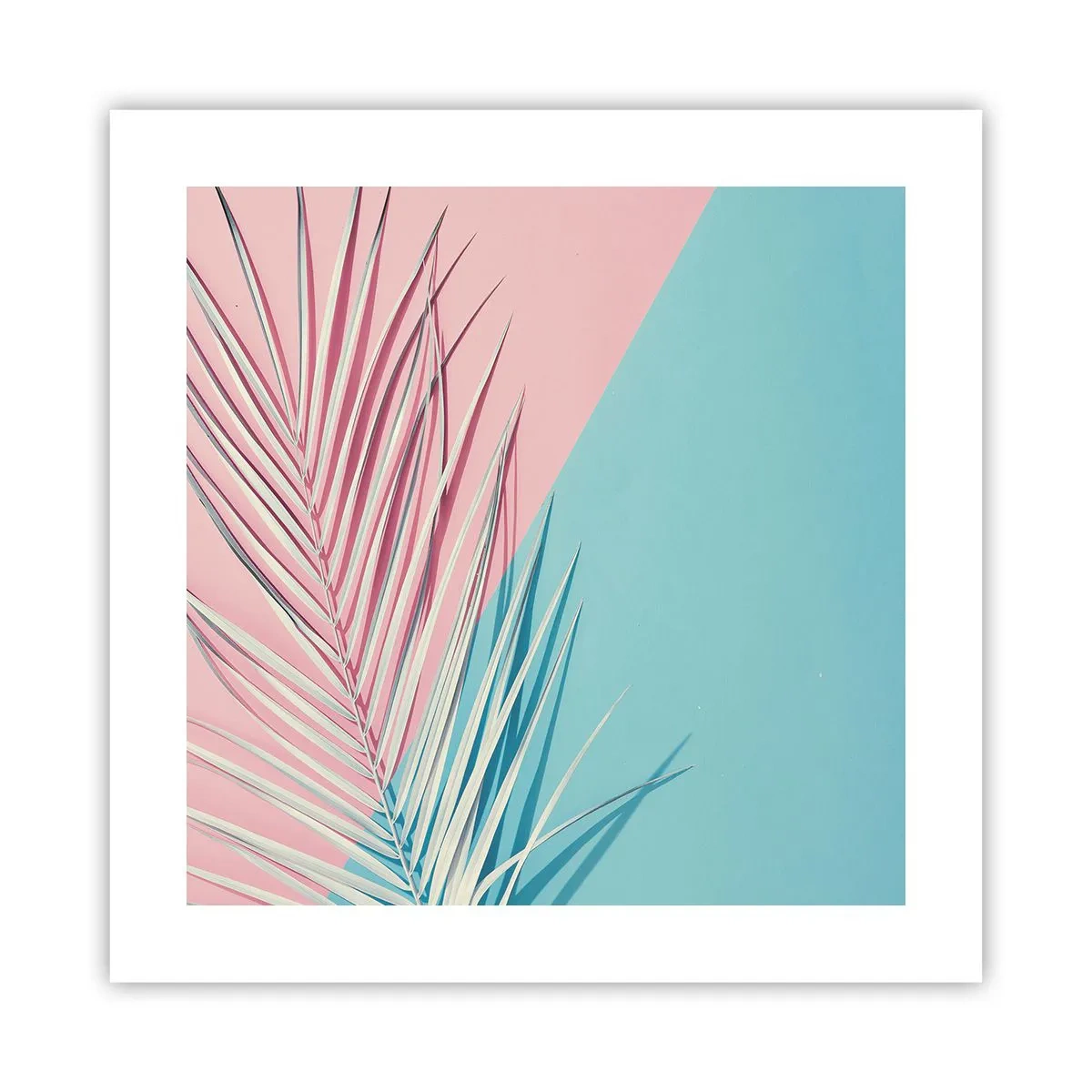 Pôster - Impressão tropical - 40x40 cm
