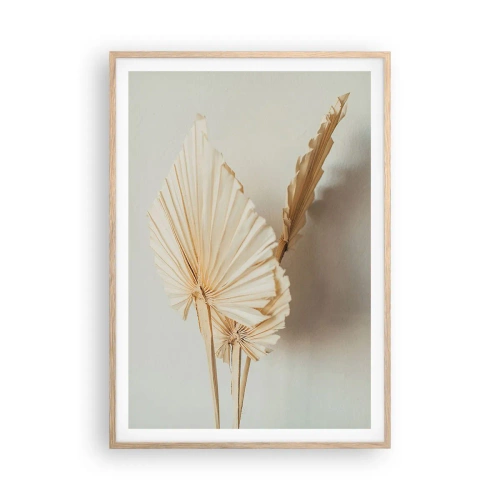 Pôster com moldura de carvalho claro - Quando precisas de alívio - 70x100 cm