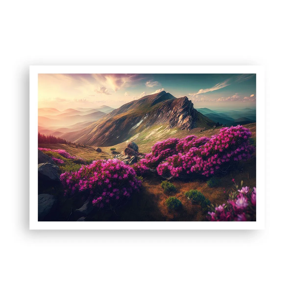 Pôster - Verão nas montanhas - 100x70 cm