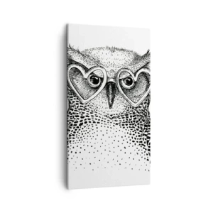 Quadro em tela - Sabiamente e amorosamente - 45x80 cm