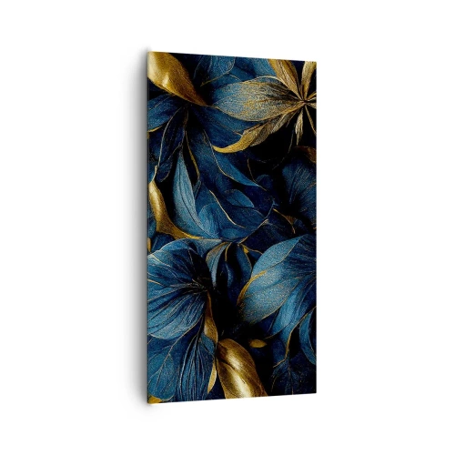 Quadro em tela - Forrado com ouro - 65x120 cm