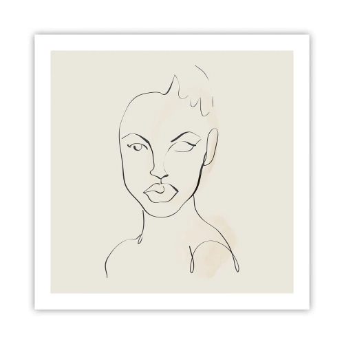 Pôster - Esboço da sensualidade - 60x60 cm