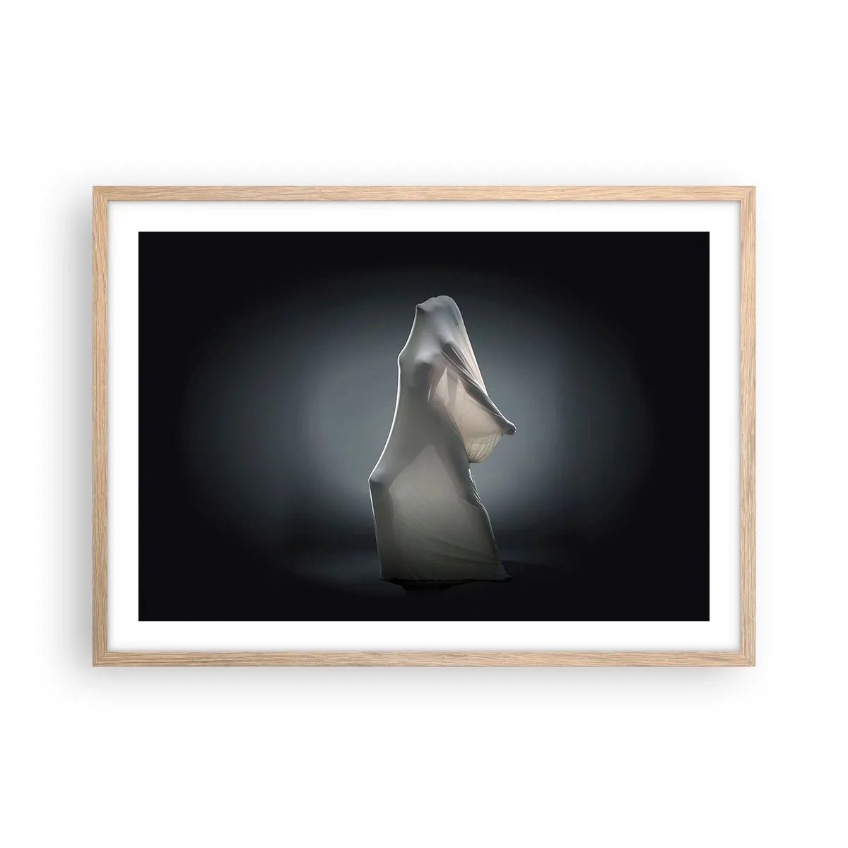 Pôster com moldura de carvalho claro - Desejos ocultos - 70x50 cm