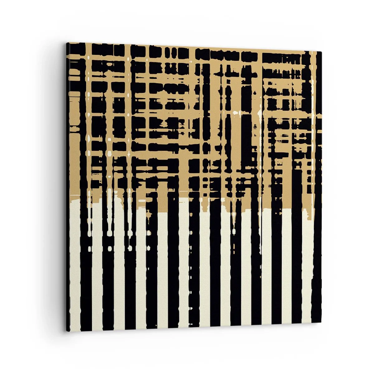 Quadro em tela - Abstração arquitetónica - 50x50 cm