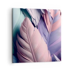 Quadro em tela - Pássaro chique - 60x60 cm