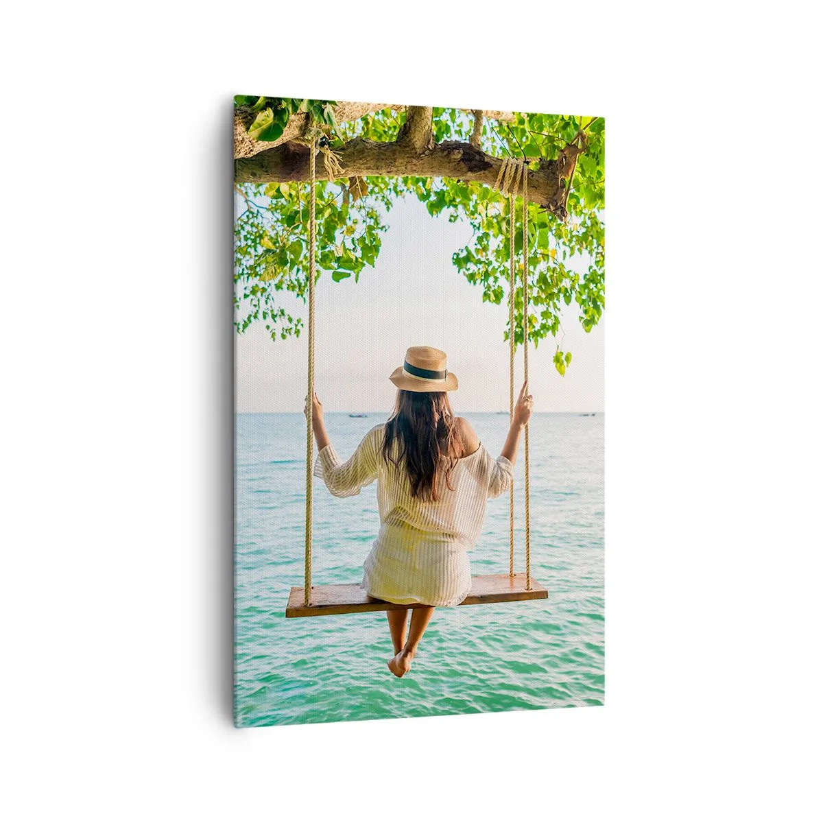 Quadro em tela - A vida é bela - 80x120 cm