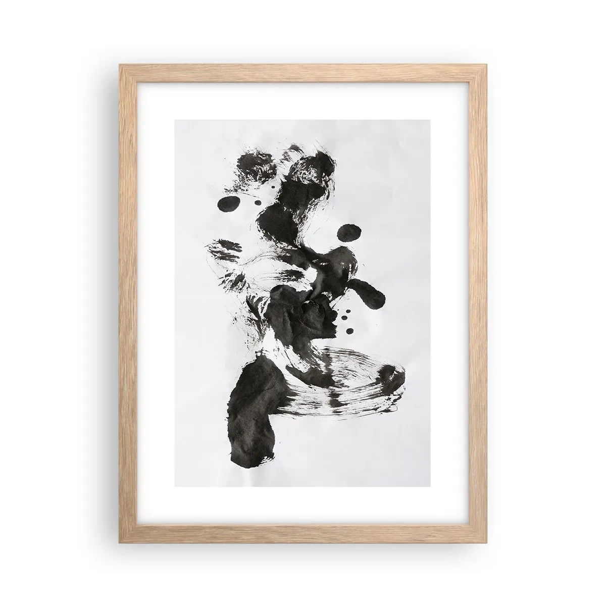 Pôster com moldura de carvalho claro - Existe um método para a loucura? - 30x40 cm