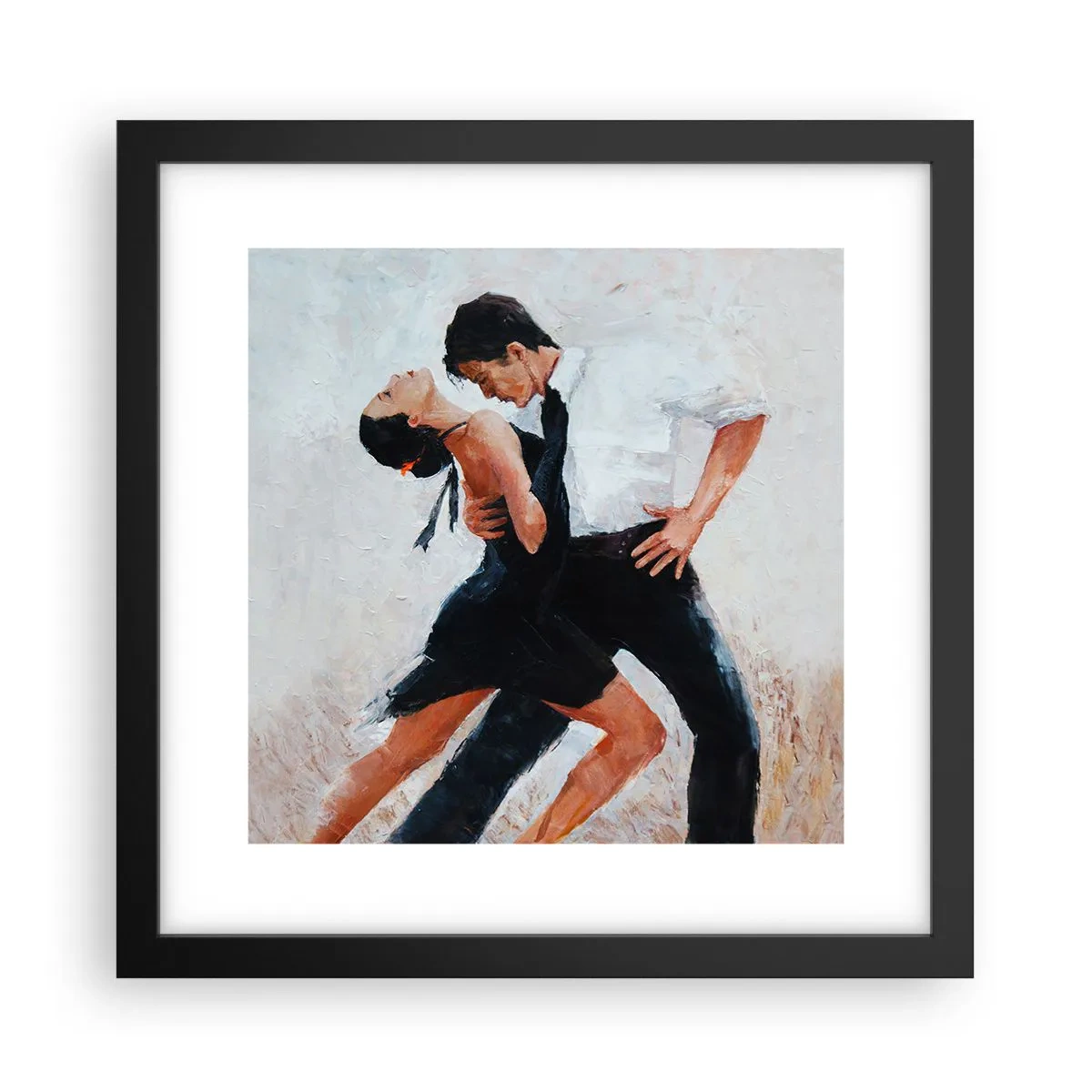Pôster com moldura preta - O tango dos meus sonhos - 30x30 cm