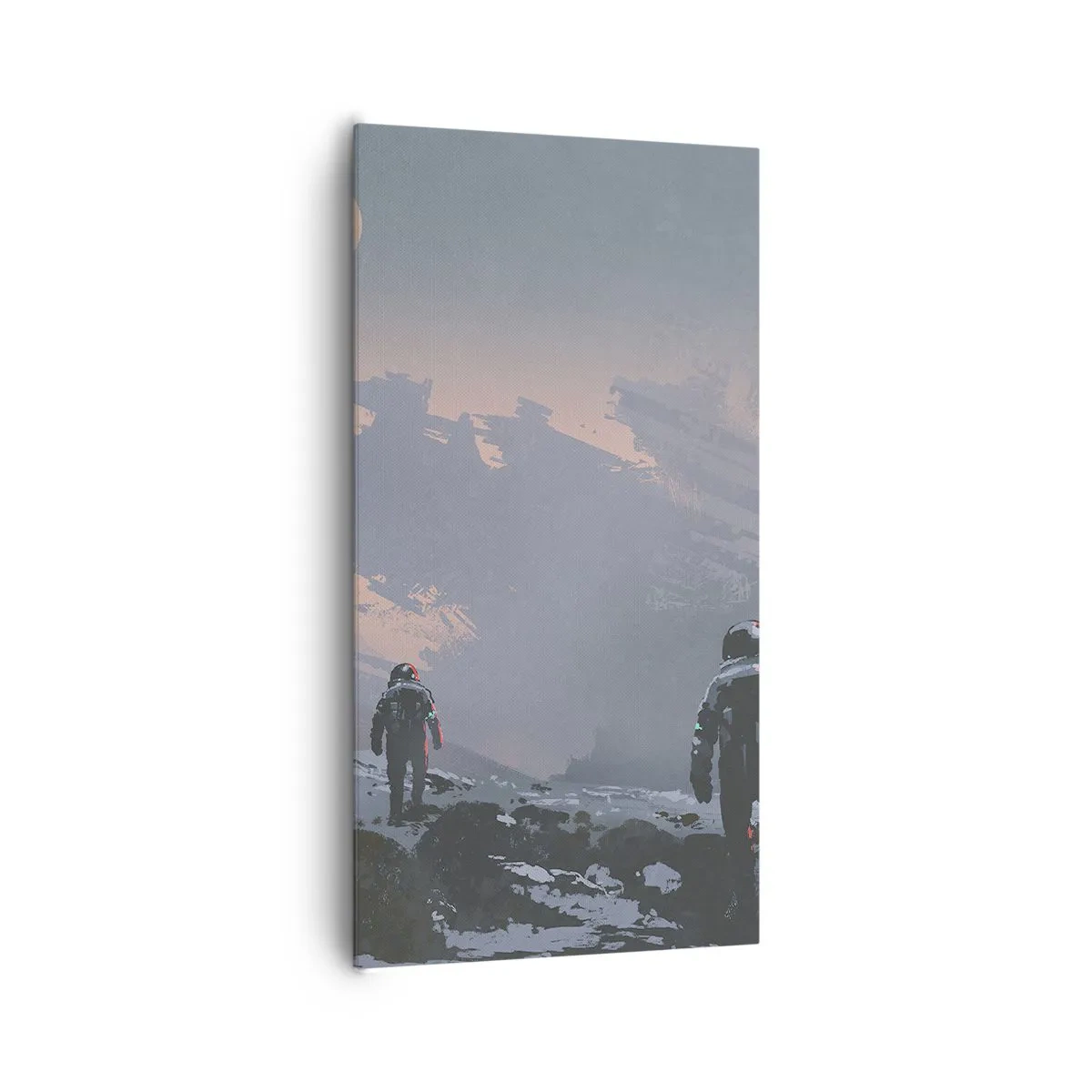 Quadro em tela - Sob uma estrela desconhecida - 65x120 cm