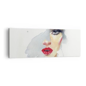 Quadro em tela - Reflexão numa gota de água - 140x50 cm