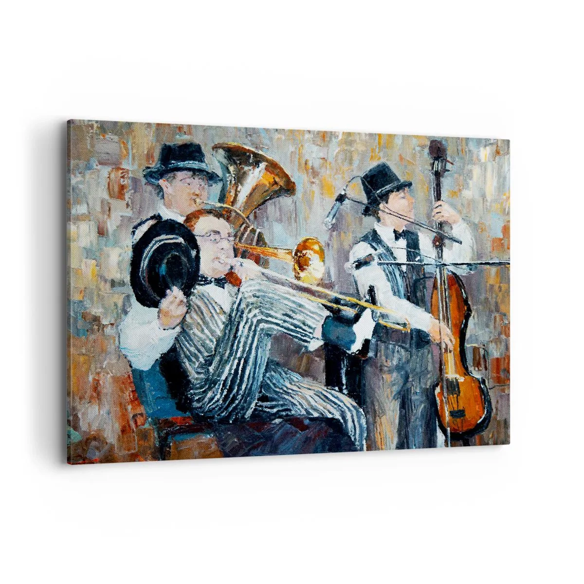 Quadro em tela - Todo aquele jazz - 120x80 cm