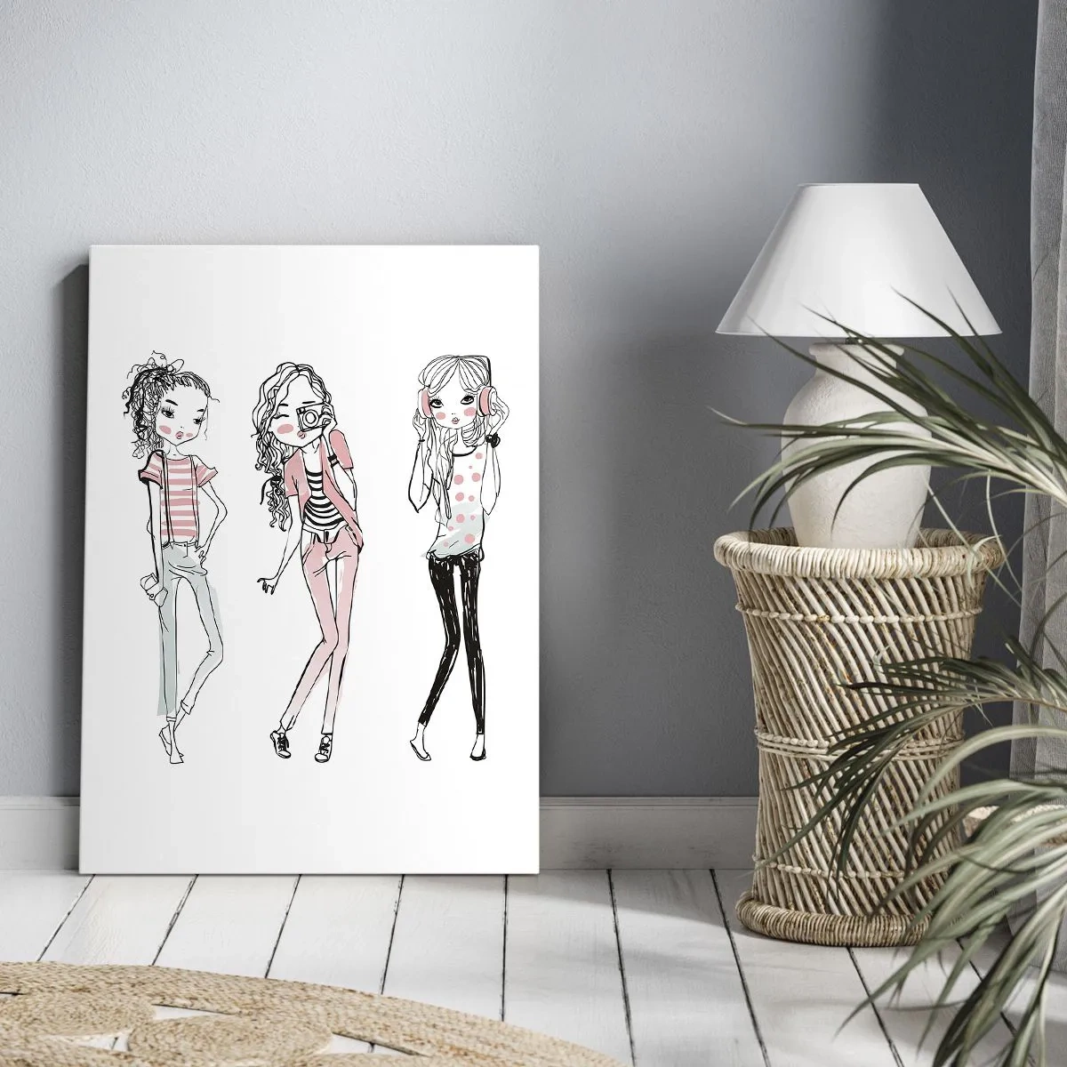 Quadro em tela - Vai ser divertido - 65x120 cm