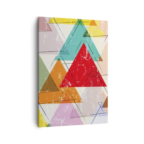 Quadro em tela - Três por três - 50x70 cm