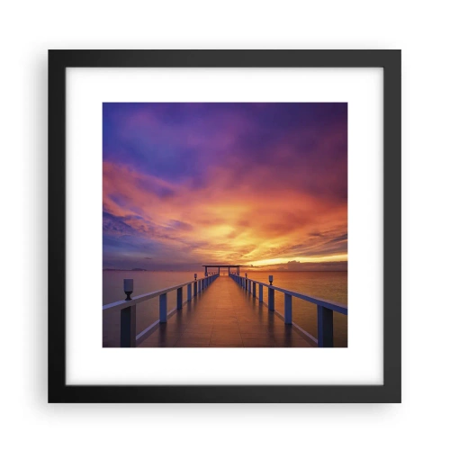 Pôster com moldura preta - Sem fim - 30x30 cm