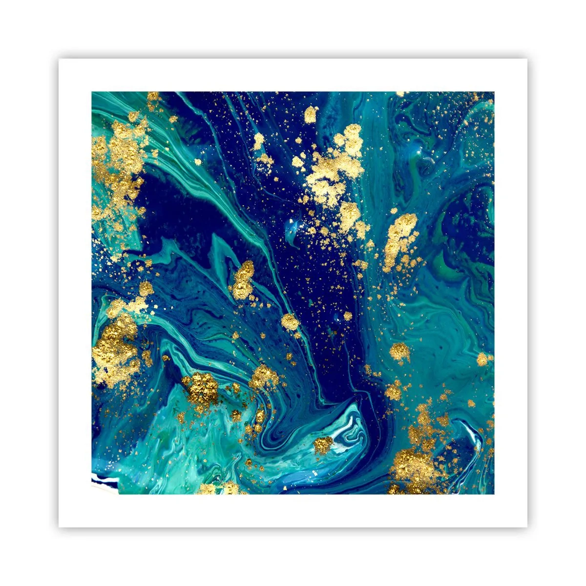 Pôster - Flocos de sol - 50x50 cm