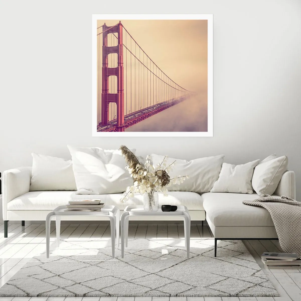 Pôster - Entre o céu e a terra - 50x50 cm