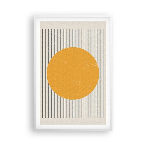 Pôster em moldura branca - O poder da simplicidade - 61x91 cm