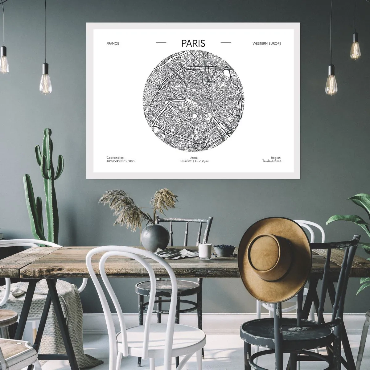 Pôster - Anatomia de Paris - 100x70 cm