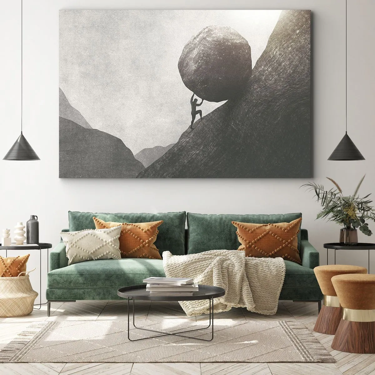 Quadro em tela - Eu creio - 70x50 cm
