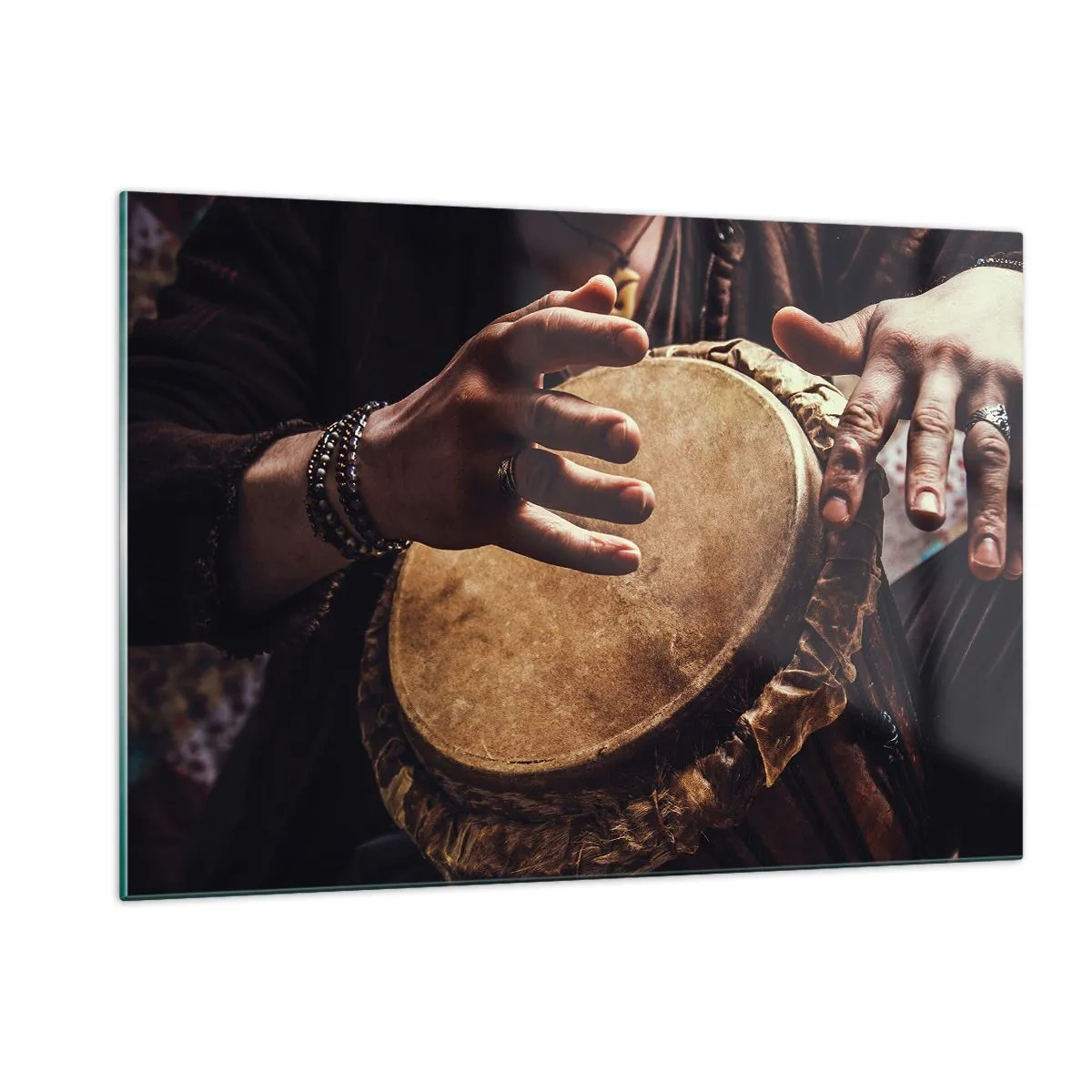 Quadro em vidro - No ritmo do coração - 120x80 cm