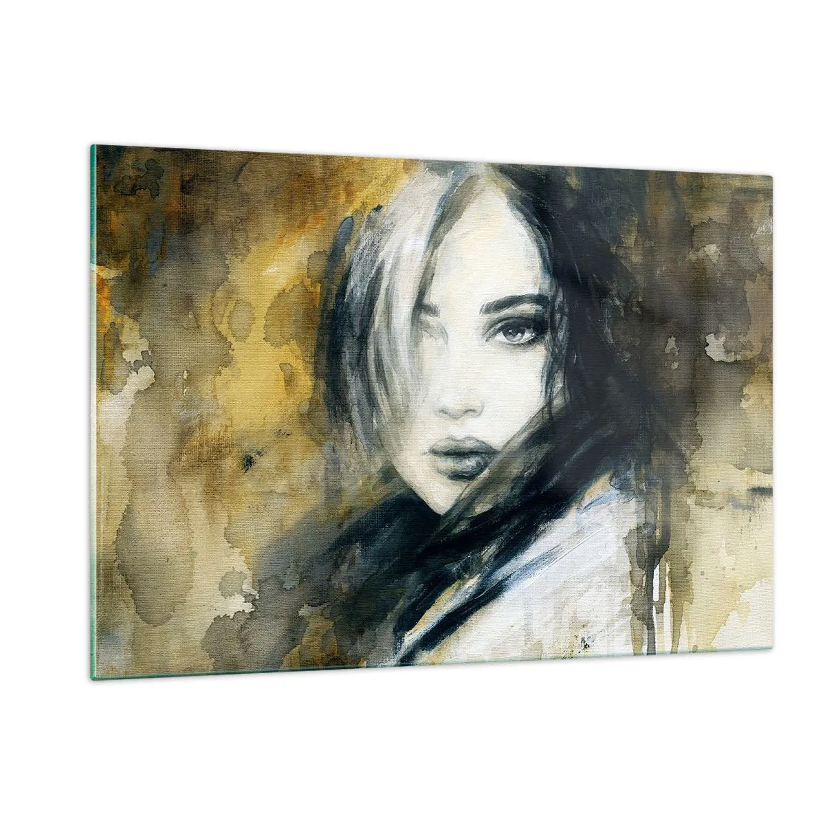 Quadro em vidro - Mais inocente ou sensual? - 120x80 cm